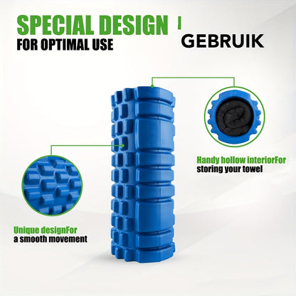 High Density Foam Roller 13 Inch Exercise Roller, Easy to Carry And Durable, for Muscle Relaxation, Yoga Training, Indoor Fitness