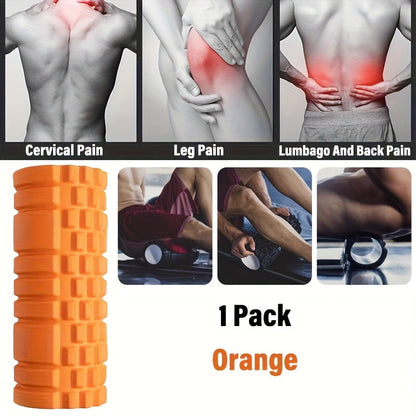 13-inch Portable Foam Roller, Made Of High-density EVA Foam Material, Is Suitable for Yoga, Gym, Home Exercise And Deep Tissue Relaxation Muscle Massage Roller.