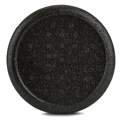 18 inch High Density Foam Roller for Exercise and Recovery - Firm Full Body Athletic Massage Tool for Back Stretching - Yoga, Pilates black