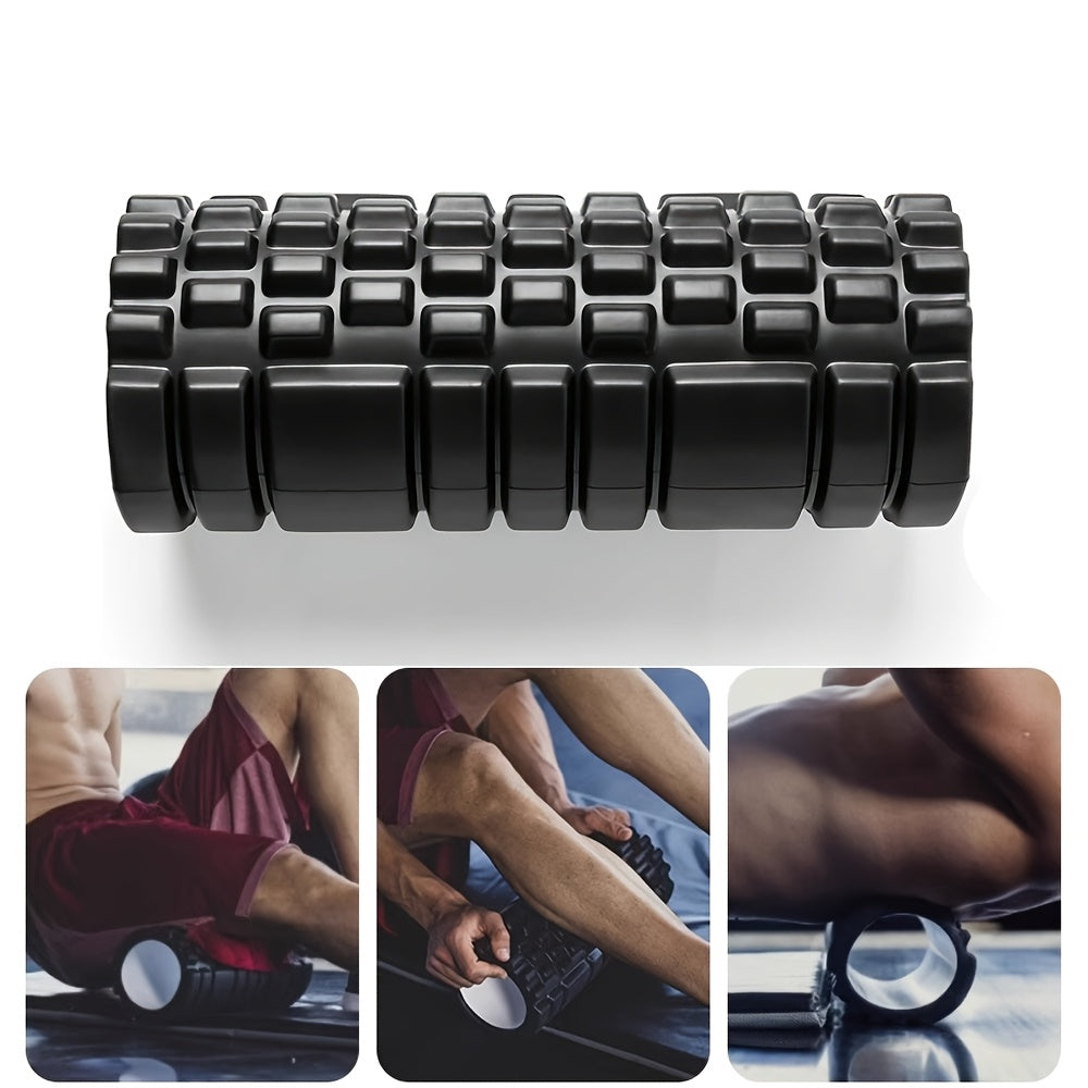 13-inch Portable Foam Roller, Made Of High-density EVA Foam Material, Is Suitable for Yoga, Gym, Home Exercise And Deep Tissue Relaxation Muscle Massage Roller.