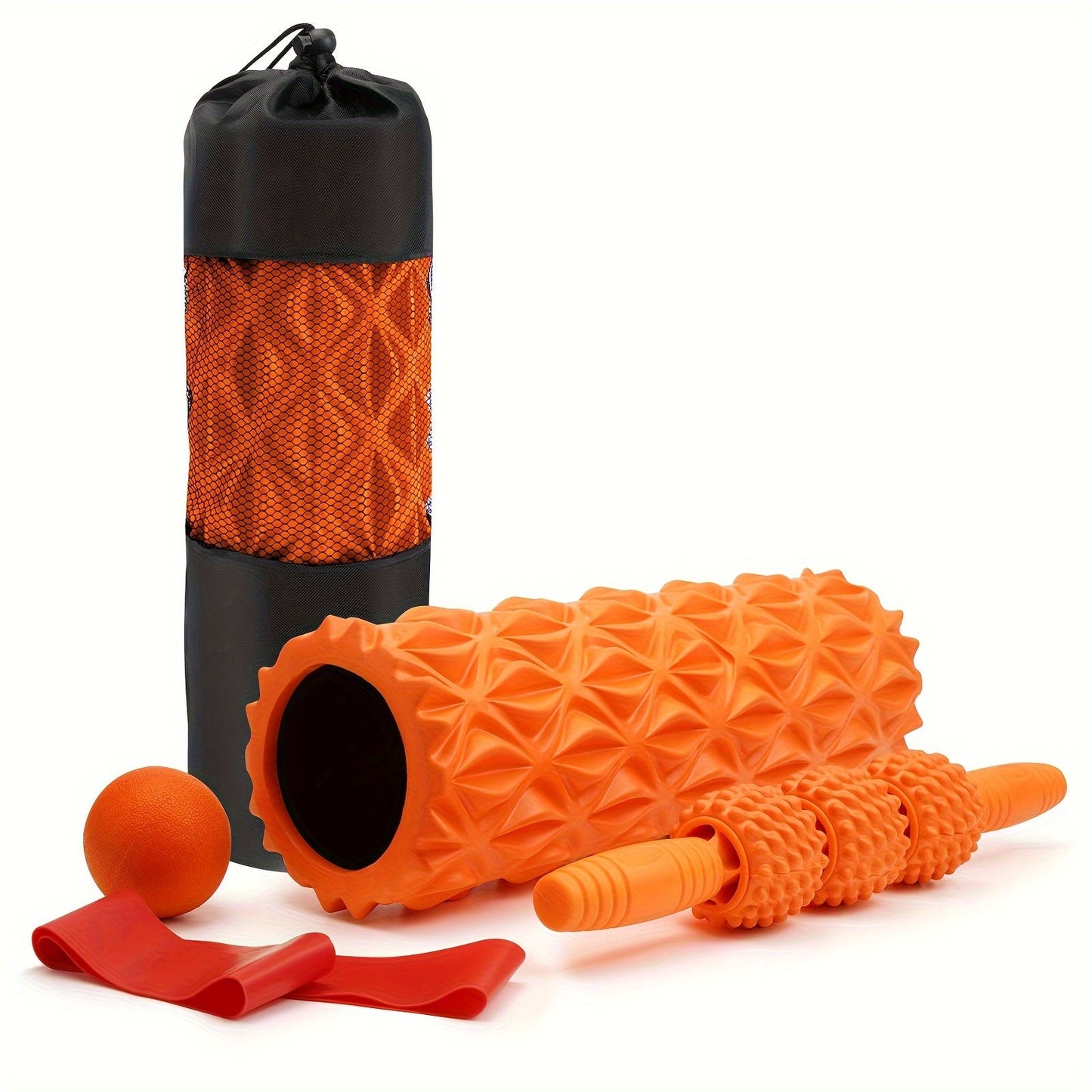 5-in-1 Foam Roller Set For Deep Tissue Massage, Muscle Improved Mobility, High-Density Back Roller For Whole Body Relieves Muscle Pain Muscle Massage